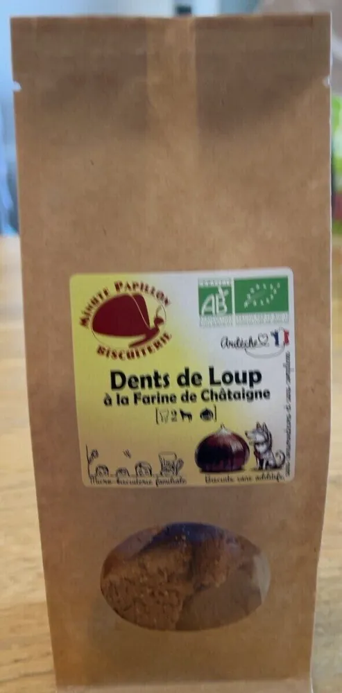 Dents de loup à la farine de châtaigne