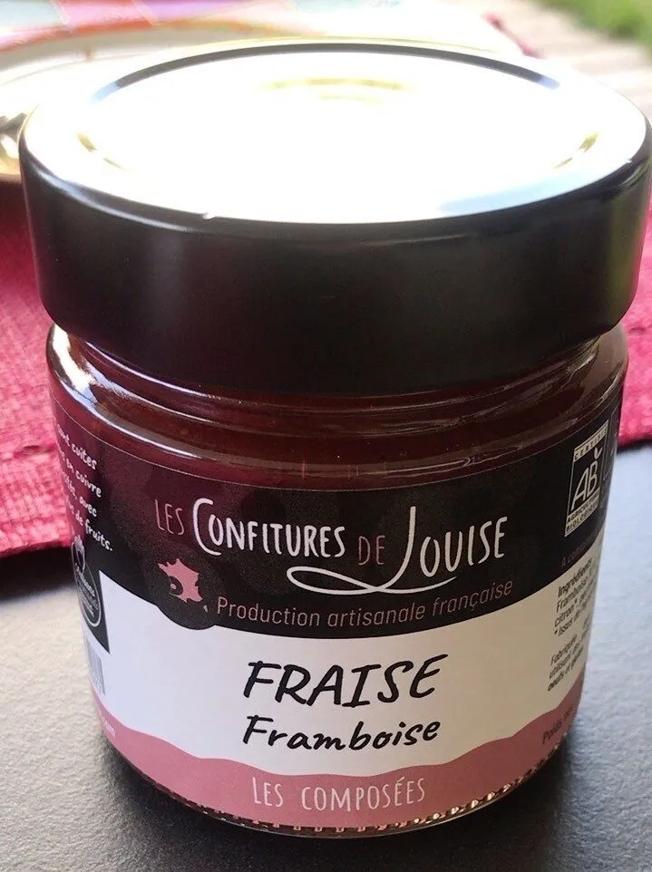 Confiture fraise framboise