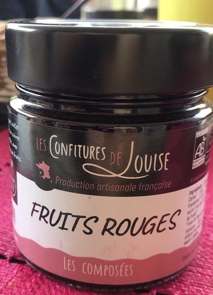 Confiture fruits rouges