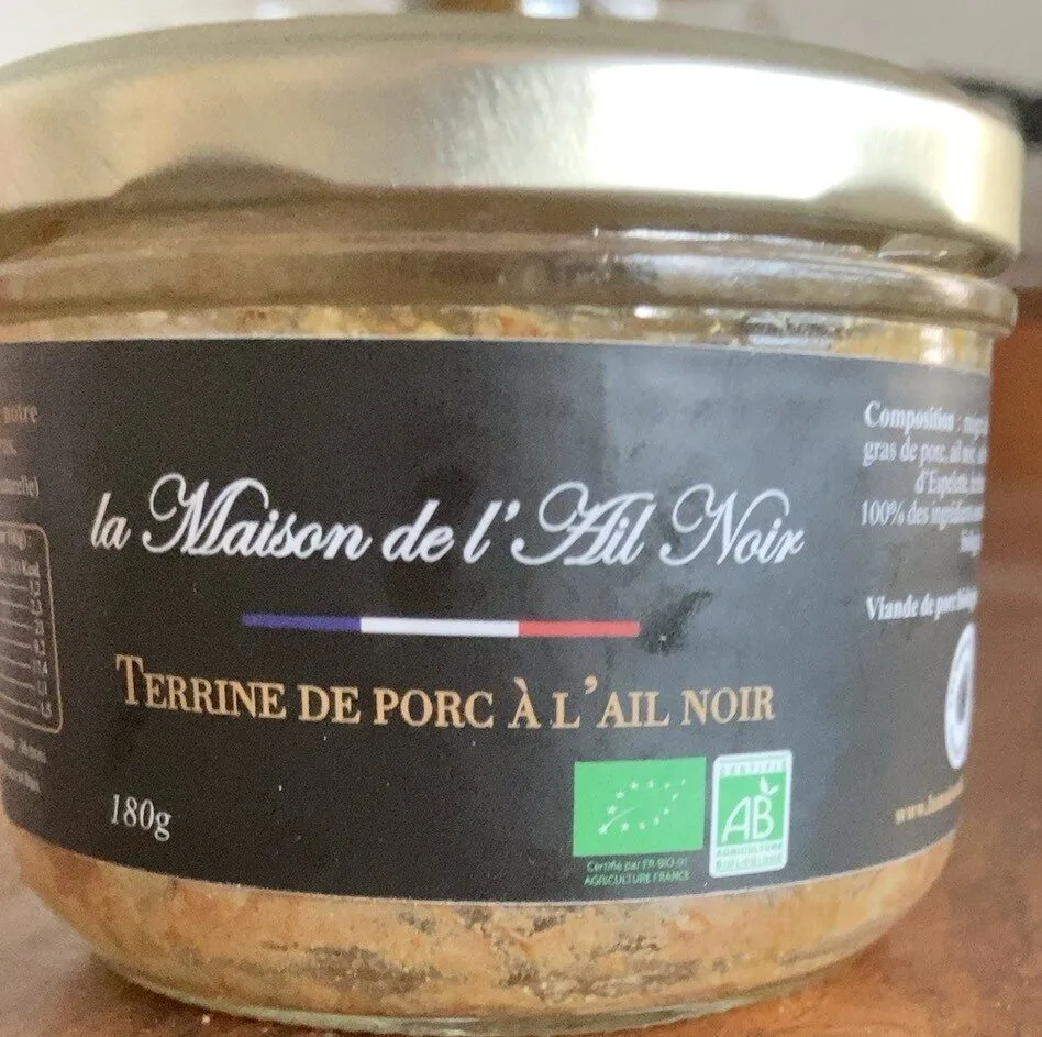 Terrine de Porc à l’Ail Noir