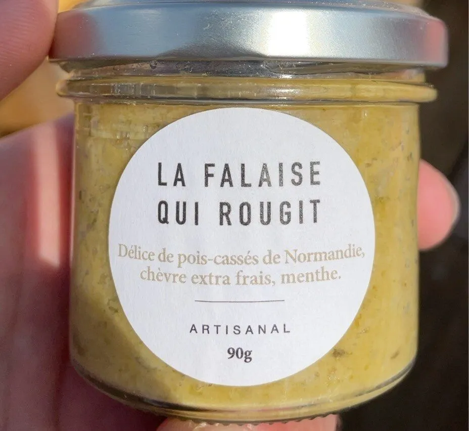 Delice de pois cassés de normandie chevre extra frais, menthe