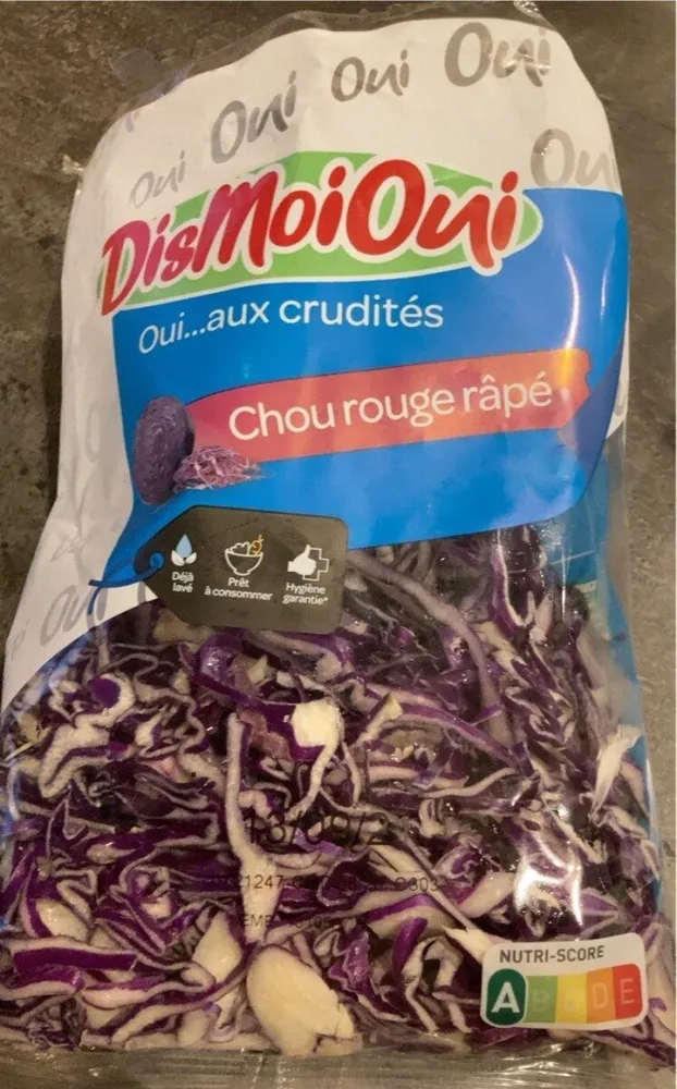 Chou rouge râpé