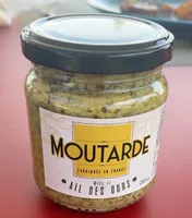 Moutarde miel et ail des ours