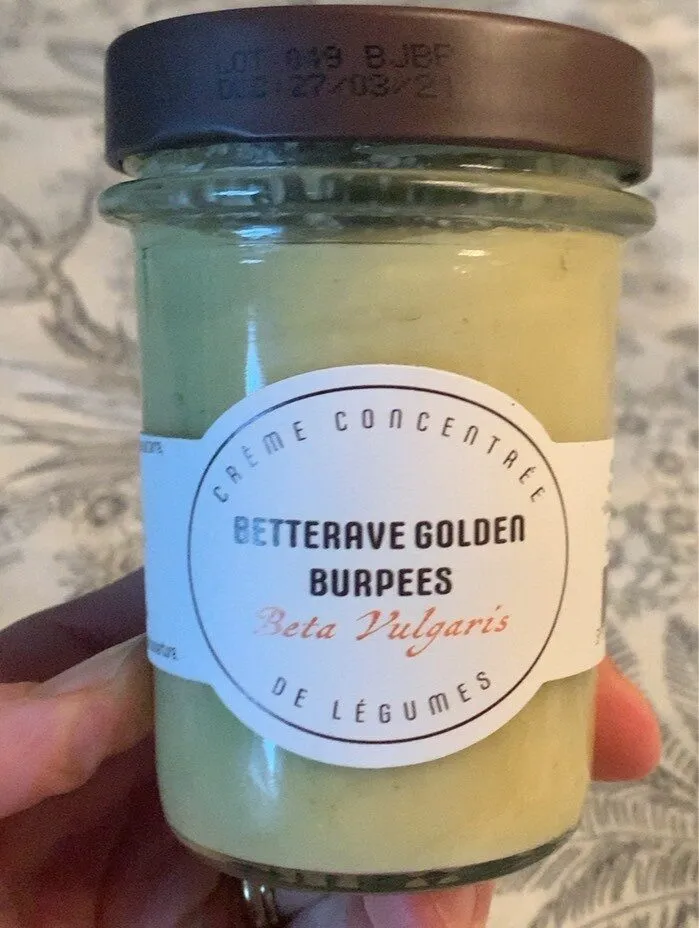 Crème concentrée de légumes