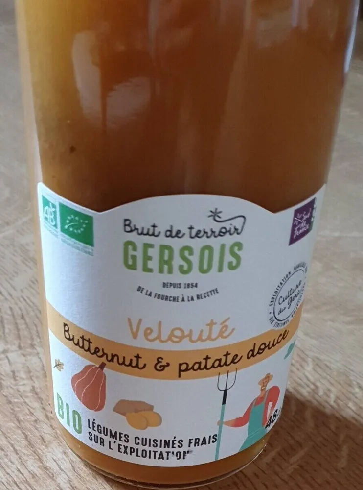 Velouté de butternut et patate douce