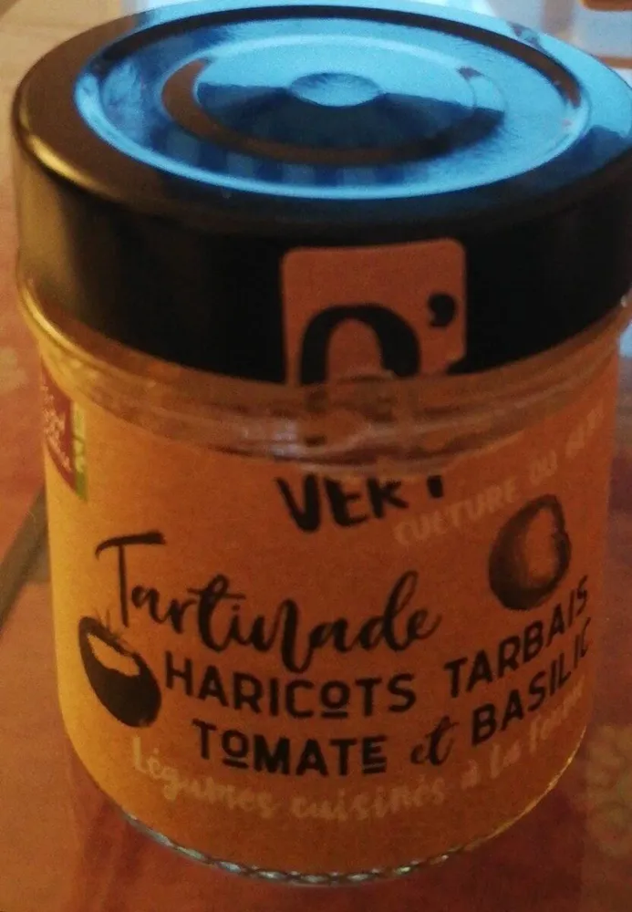 Tartinade haricots tarbais tomate basilic