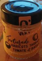 Tartinade haricots tarbais tomate basilic
