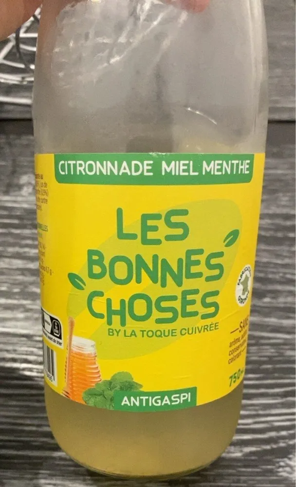 Citronnade miel menthe