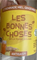 Citronnade miel gingembre