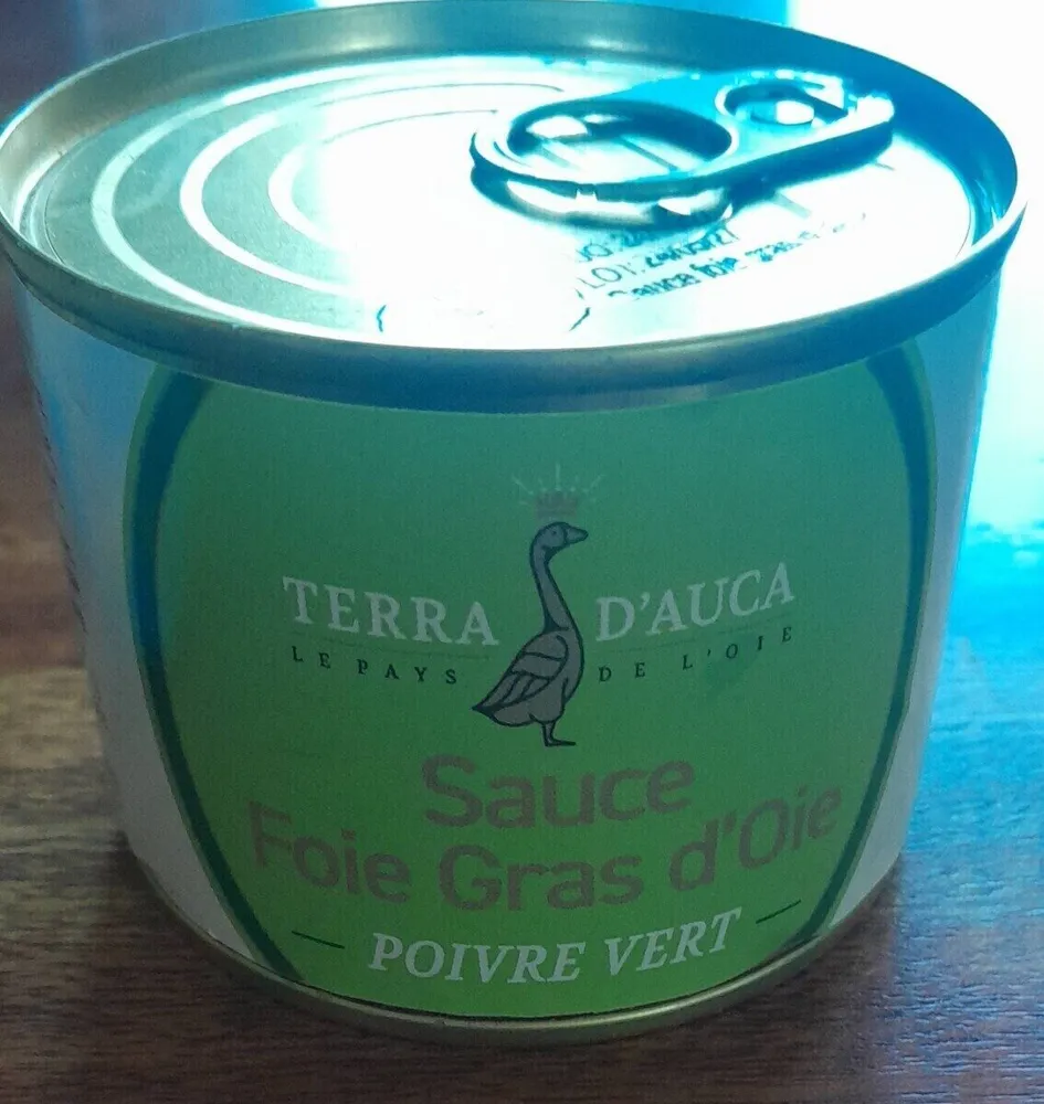 Sauce Foie Gras d'Oie POIVRE vert