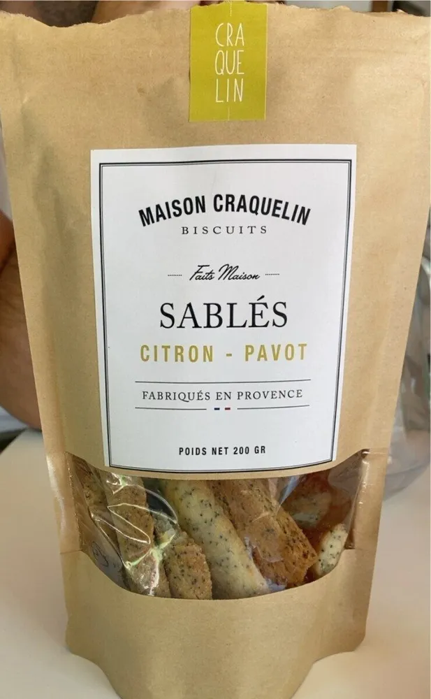 Sablés citron - pavot