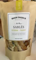 Sablés citron - pavot