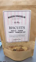 BISCUITS BASILIC - PIGNON TOMATE - PARMESAN AOP