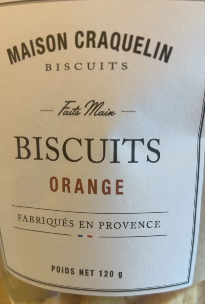Biscuits orange