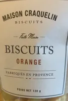Biscuits orange