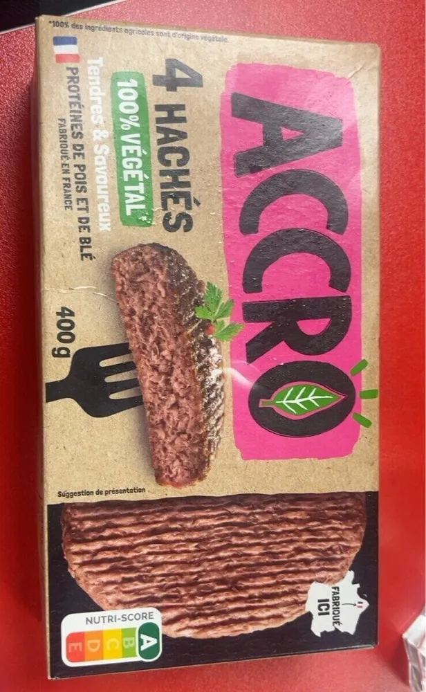 Haché 100% végétal