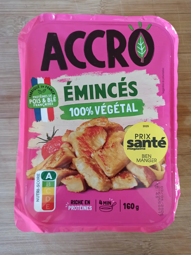 Émincés 100% végétaux
