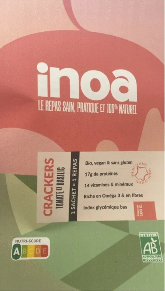 Crackers Repas - Tomates et Basilic