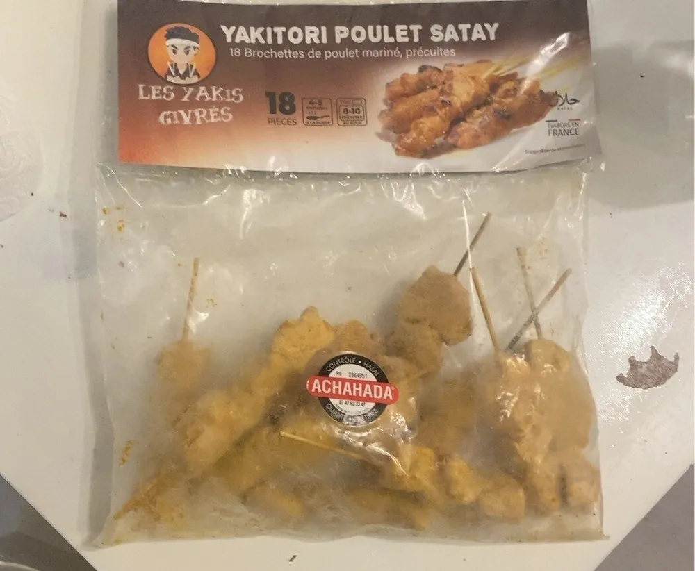 Yakitori poulet satay