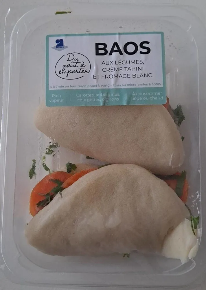 Baos aux légumes