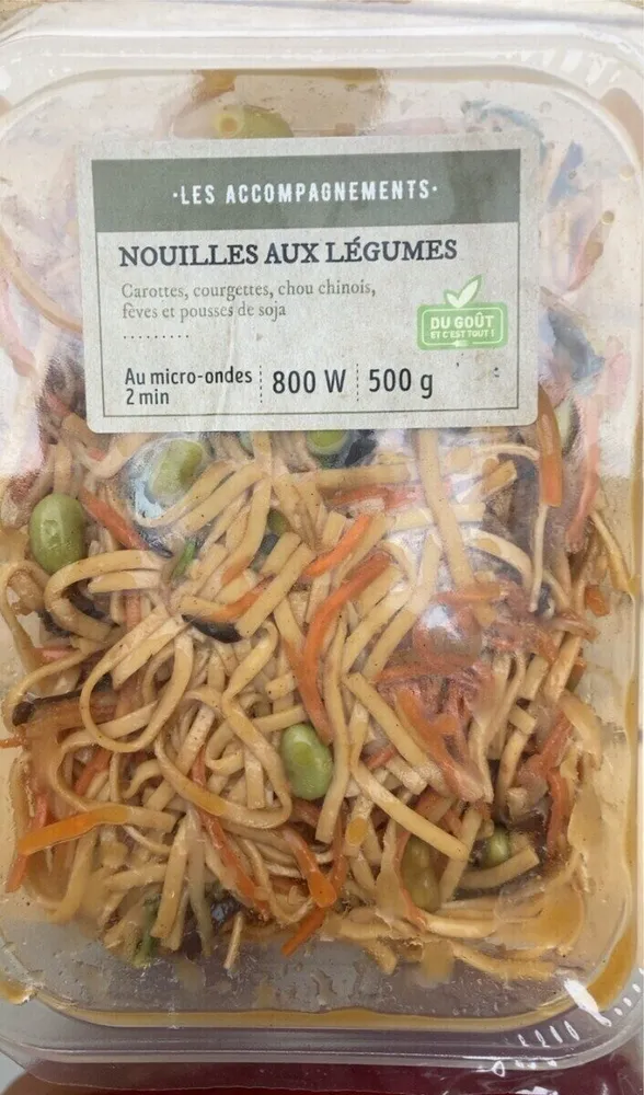 Nouilles aux légumes