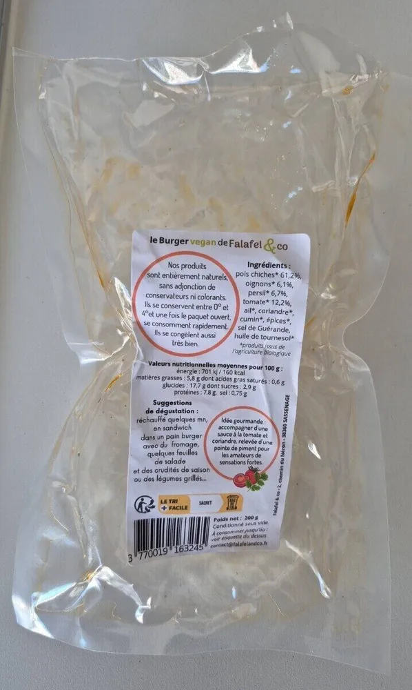Le burger vegan