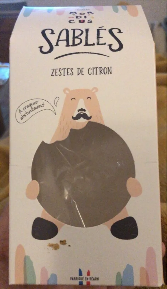 Sablés zestes de citron