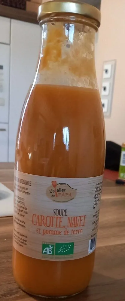 Soupe carottes navet pomme de terre