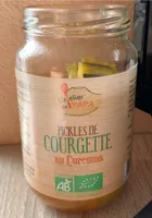 Pickles de courgette au curcuma