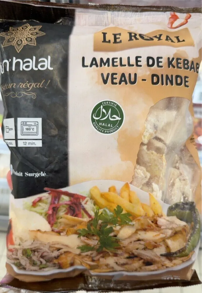 Lamelles de kebab