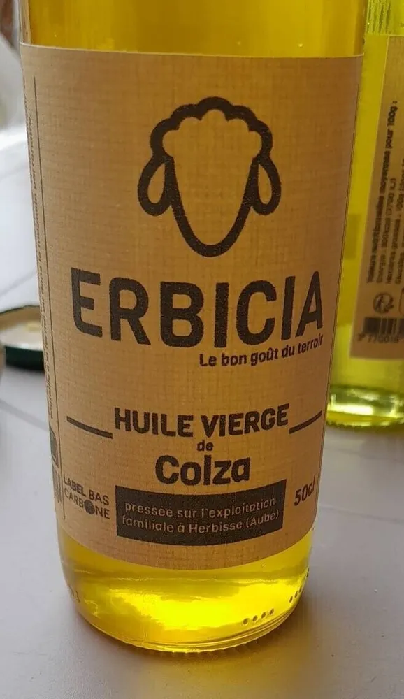 Huile vierge de colza