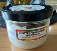 Risotto végétarien au parmesan