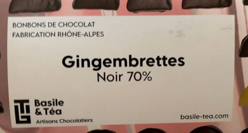 Gingembrettes noir 70%