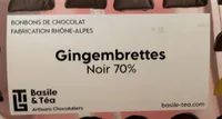 Gingembrettes noir 70%