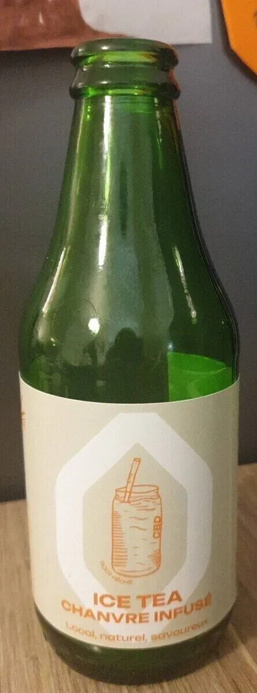 Ice tea chanvre infusé