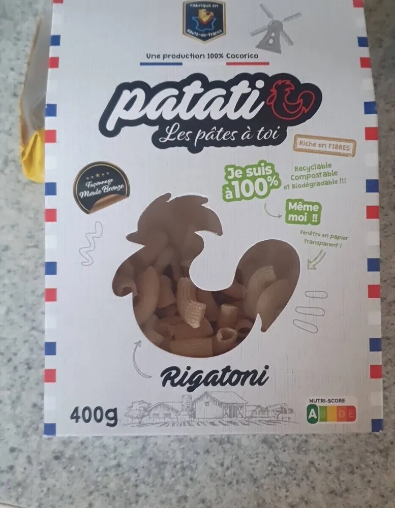 Pâtes Rigatoni