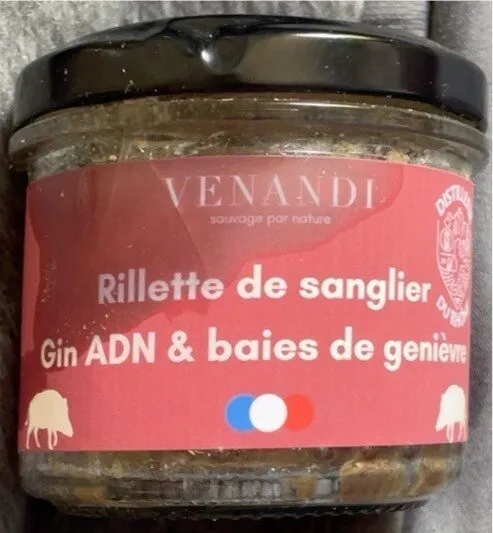 Rillette de sanglier Gin ADN & baies de genièvre