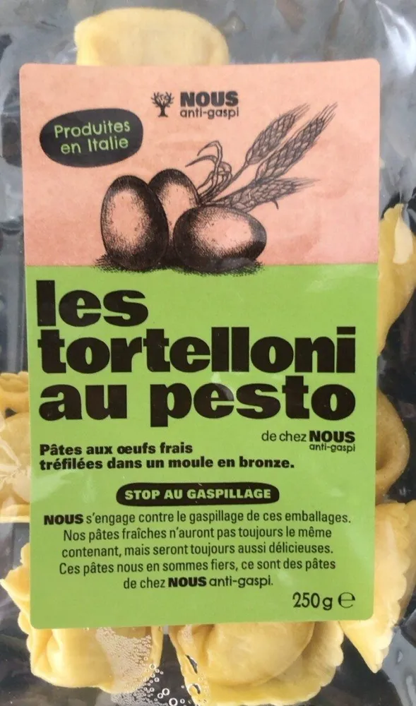 Les tortelloni au pesto