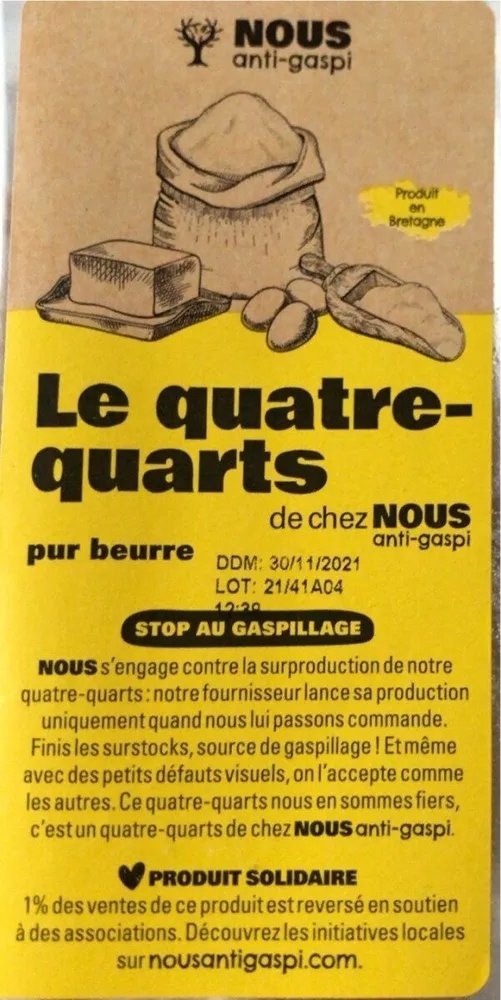 Quatre-quart pur beurre