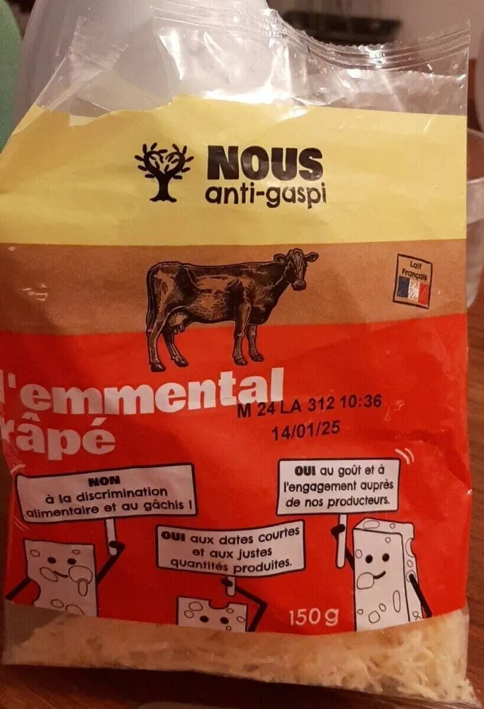 L’emmental râpé