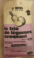 Le trio de légumes croquant