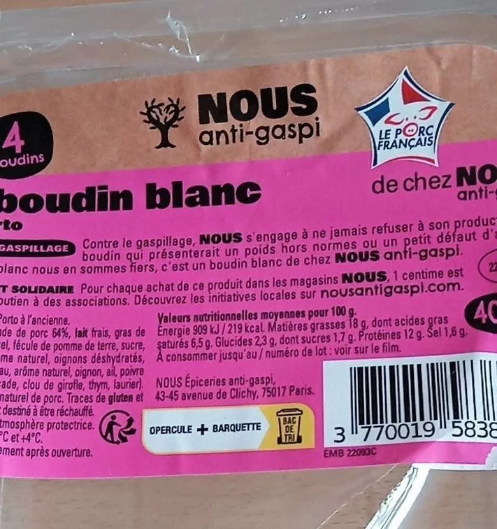 Boudin blanc