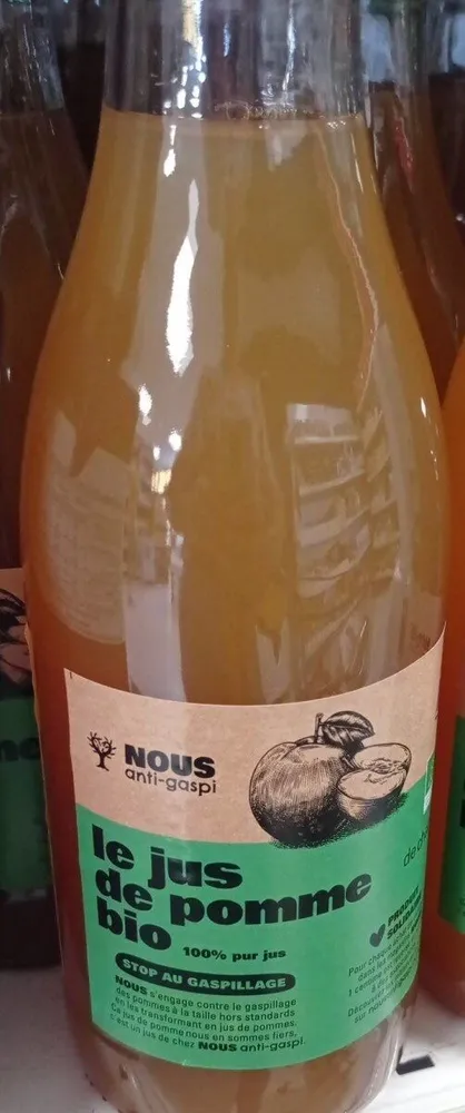 Jus de pomme bio