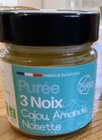 Purée 3 noix cajou amande noisette