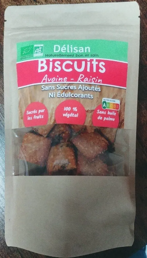 Biscuits Avoine Raisin