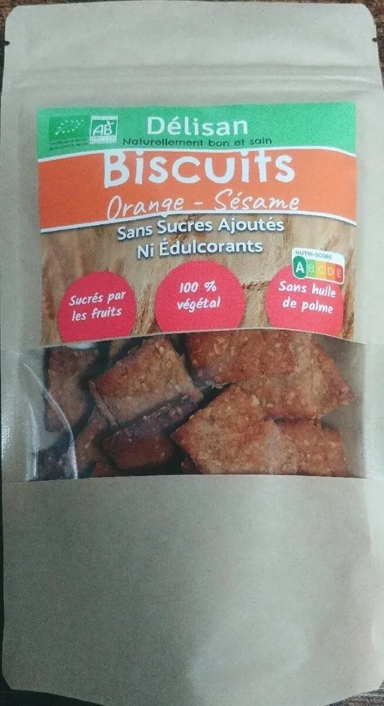 Biscuits - Orange Sésame