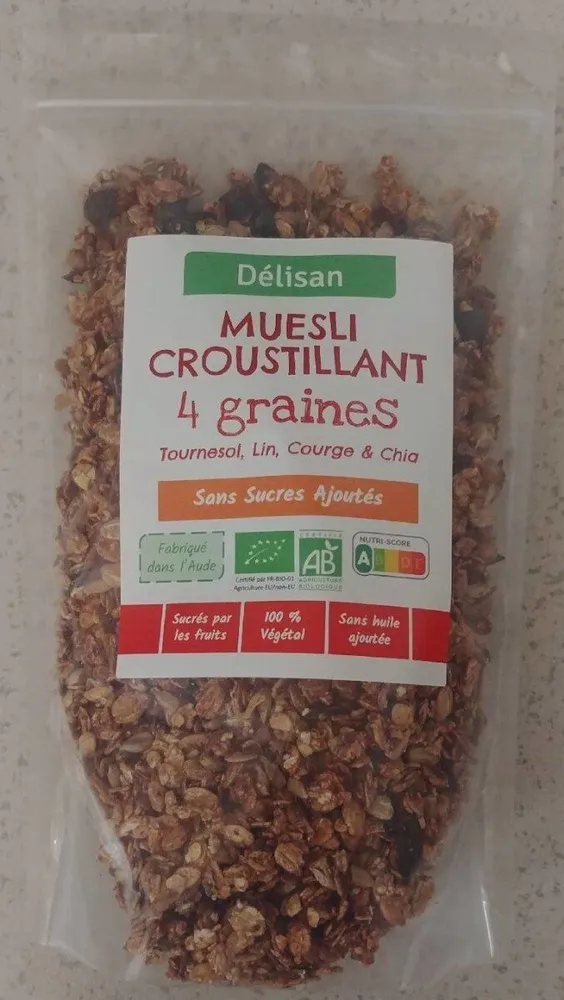 Muesli Croustillant - 4 Graines