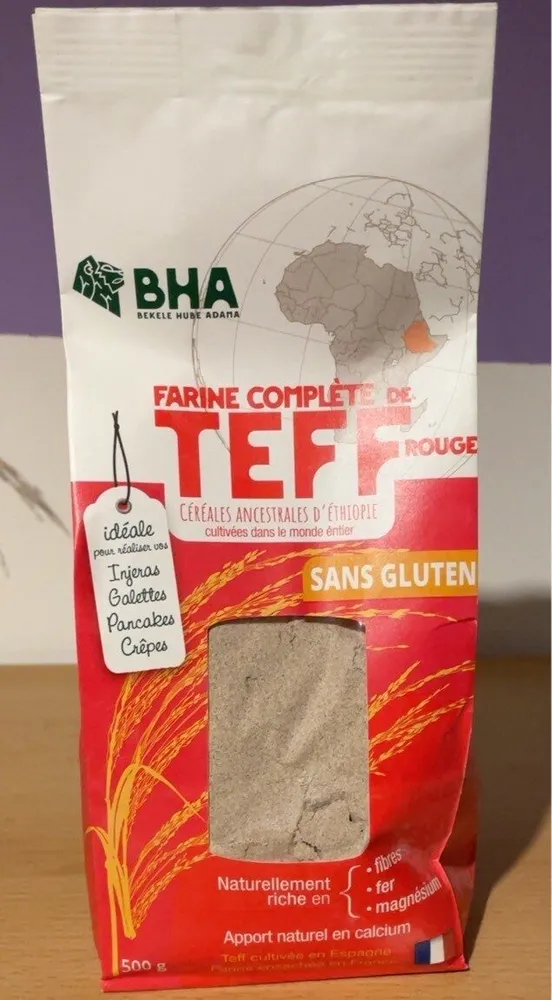 Farine de teff rouge
