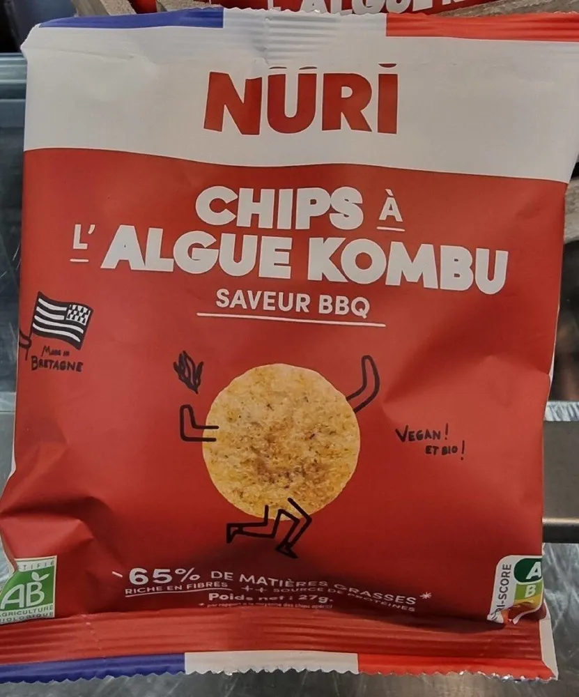 Chips à l'algue Kombu