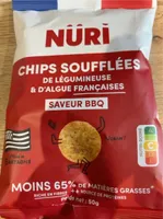 Chips de legumineuse et d’algues
